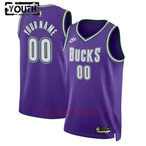 Milwaukee Bucks Trikot Classic Edition Swingman für Kinder Lila