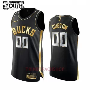 Milwaukee Bucks Trikot Golden Edition Swingman für Kinder Schwarz Milwaukee Bucks Trikot Golden Edition Swingman für Kinder Schwarz