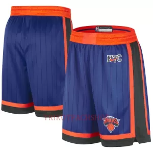 New York Knicks NBA-Shorts City Edition Swingman Blau New York Knicks NBA-Shorts City Edition Swingman Blau
