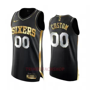 Philadelphia 76ers Trikot Golden Edition Swingman Schwarz Philadelphia 76ers Trikot Golden Edition Swingman Schwarz