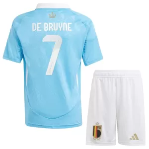 Belgien Kevin De Bruyne 7 Auswärtstrikot Euro 2024 für Kinder Belgien Kevin De Bruyne 7 Auswärtstrikot Euro 2024 für Kinder