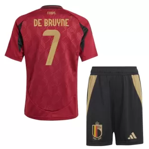 Belgien Kevin De Bruyne 7 Heimtrikot Euro 2024 für Kinder Belgien Kevin De Bruyne 7 Heimtrikot Euro 2024 für Kinder