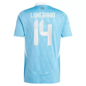 Belgien Lukebakio 14 Auswärtstrikot Euro 2024 für Herren