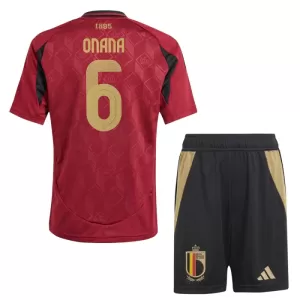 Belgien Onana 6 Heimtrikot Euro 2024 für Kinder Belgien Onana 6 Heimtrikot Euro 2024 für Kinder