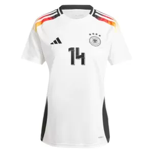Deutschland Jamal Musiala 14 Heimtrikot Euro 2024 für Damen