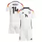 Deutschland Jamal Musiala 14 Heimtrikot Euro 2024 für Kinder