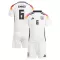 Deutschland Joshua Kimmich 6 Heimtrikot Euro 2024 für Kinder