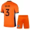 Niederlande Matthijs de Ligt 3 Heimtrikot Euro 2024 für Kinder