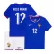 Frankreich Kolo Muani 12 Heimtrikot Euro 2024 für Kinder