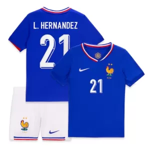 Frankreich L. Hernandez 21 Heimtrikot Euro 2024 für Kinder Frankreich L. Hernandez 21 Heimtrikot Euro 2024 für Kinder