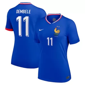 Frankreich Ousmane Dembélé 11 Heimtrikot Euro 2024 für Damen