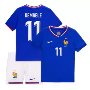 Frankreich Ousmane Dembélé 11 Heimtrikot Euro 2024 für Kinder Frankreich Ousmane Dembélé 11 Heimtrikot Euro 2024 für Kinder