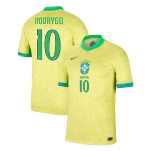 Brasilien Rodrygo Goes 10 Heimtrikot 2024 für Herren Brasilien Rodrygo Goes 10 Heimtrikot 2024 für Herren