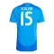 Italien Giorgio Scalvini 15 Heimtrikot Euro 2024 für Herren