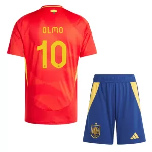Spanien Dani Olmo 10 Heimtrikot Euro 2024 für Kinder Spanien Dani Olmo 10 Heimtrikot Euro 2024 für Kinder