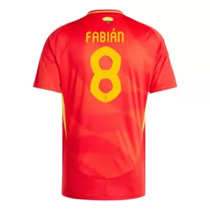 Spanien Fabian Ruiz 8 Heimtrikot Euro 2024 für Herren Spanien Fabian Ruiz 8 Heimtrikot Euro 2024 für Herren
