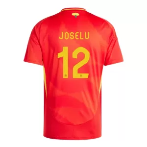 Spanien Joselu 12 Heimtrikot Euro 2024 für Herren