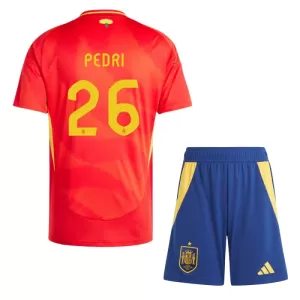 Spanien Pedri 26 Heimtrikot Euro 2024 für Kinder