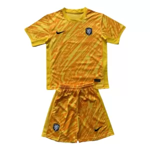 Niederlande Torwart Trikot Euro 2024 für Kinder Gelb Niederlande Torwart Trikot Euro 2024 für Kinder Gelb