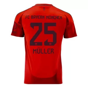 FC Bayern München Thomas Müller 25 Heimtrikot 24/25 für Herren FC Bayern München Thomas Müller 25 Heimtrikot 24/25 für Herren