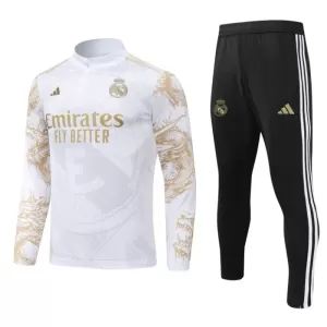 Real Madrid Trainingspullover-Set 24/25 für Herren Weiß Real Madrid Trainingspullover-Set 24/25 für Herren Weiß