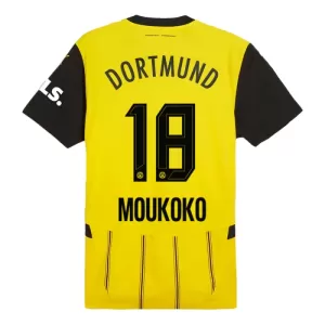 Borussia Dortmund Moukoko 18 Heimtrikot 24/25 für Herren Borussia Dortmund Moukoko 18 Heimtrikot 24/25 für Herren