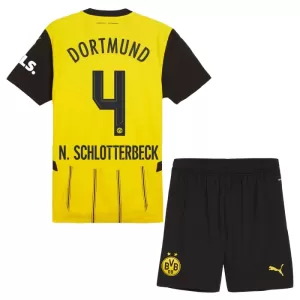 Borussia Dortmund Nico Schlotterbeck 4 Heimtrikot 24/25 für Kinder Borussia Dortmund Nico Schlotterbeck 4 Heimtrikot 24/25 für Kinder