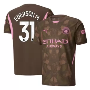 Manchester City Ederson Moraes 31 Torwart Heimtrikot 24/25 für Herren Manchester City Ederson Moraes 31 Torwart Heimtrikot 24/25 für Herren