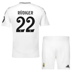 Real Madrid Antonio Rudiger 22 Heimtrikot 24/25 für Kinder Real Madrid Antonio Rudiger 22 Heimtrikot 24/25 für Kinder