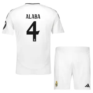 Real Madrid David Alaba 4 Heimtrikot 24/25 für Kinder Real Madrid David Alaba 4 Heimtrikot 24/25 für Kinder