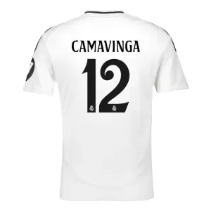 Real Madrid Eduardo Camavinga 12 Heimtrikot 24/25 für Herren Real Madrid Eduardo Camavinga 12 Heimtrikot 24/25 für Herren