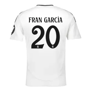 Real Madrid Fran Garcia 20 Heimtrikot 24/25 für Herren Real Madrid Fran Garcia 20 Heimtrikot 24/25 für Herren