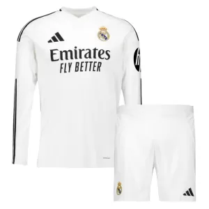 Real Madrid Heimtrikot 24/25 Langarm für Kinder Real Madrid Heimtrikot 24/25 Langarm für Kinder