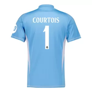 Real Madrid Thibaut Courtois 1 Torwart Heimtrikot 24/25 für Kinder