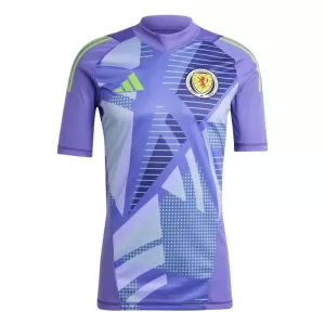 Schottland Torwart Trikot Euro 2024 für Herren Lila Schottland Torwart Trikot Euro 2024 für Herren Lila