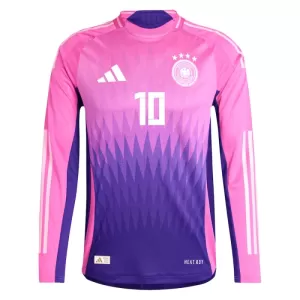 Deutschland Jamal Musiala 10 Auswärtstrikot Euro 2024 Langarm für Herren