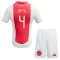 Ajax Amsterdam Jorrel Hato 4 Heimtrikot 24/25 für Kinder