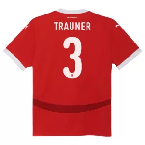 Österreich Gernot Trauner 3 Heimtrikot Euro 2024 für Herren Österreich Gernot Trauner 3 Heimtrikot Euro 2024 für Herren