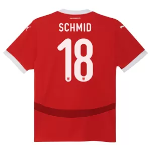 Österreich Romano Schmid 18 Heimtrikot Euro 2024 für Herren Österreich Romano Schmid 18 Heimtrikot Euro 2024 für Herren