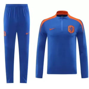 Niederlande Trainingspullover-Set 24/25 für Herren Blau Niederlande Trainingspullover-Set 24/25 für Herren Blau