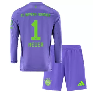 FC Bayern München Manuel Neuer 1 Torwart Auswärtstrikot 24/25 für Kinder FC Bayern München Manuel Neuer 1 Torwart Auswärtstrikot 24/25 für Kinder