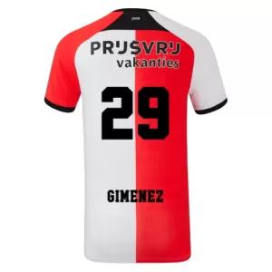Feyenoord Rotterdam Santiago Gimenez 29 Heimtrikot 24/25 für Herren Feyenoord Rotterdam Santiago Gimenez 29 Heimtrikot 24/25 für Herren