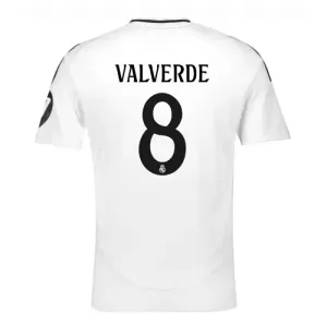 Real Madrid Federico Valverde 8 Heimtrikot 24/25 für Herren Real Madrid Federico Valverde 8 Heimtrikot 24/25 für Herren