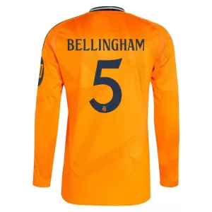 Real Madrid Jude Bellingham 5 Auswärtstrikot 24/25 Langarm für Herren Real Madrid Jude Bellingham 5 Auswärtstrikot 24/25 Langarm für Herren