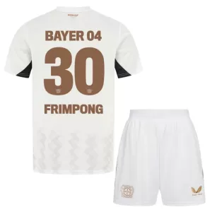 Bayer 04 Leverkusen Jeremie Frimpong 30 Auswärtstrikot 24/25 für Kinder