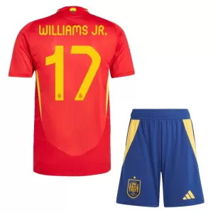 Spanien Williams JR 17 Heimtrikot Euro 2024 für Kinder Spanien Williams JR 17 Heimtrikot Euro 2024 für Kinder