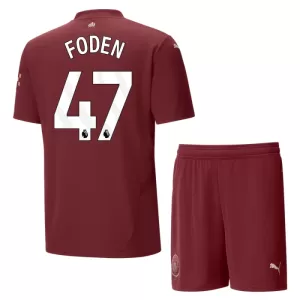 Manchester City Phil Foden 47 Ausweichtrikot 24/25 für Kinder Manchester City Phil Foden 47 Ausweichtrikot 24/25 für Kinder