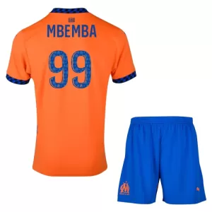 Olympique de Marseille Mbemba 99 Ausweichtrikot 24/25 für Kinder