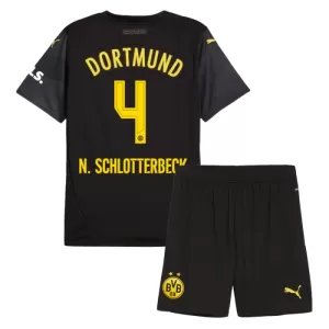 Borussia Dortmund Nico Schlotterbeck 4 Auswärtstrikot 24/25 für Kinder Borussia Dortmund Nico Schlotterbeck 4 Auswärtstrikot 24/25 für Kinder