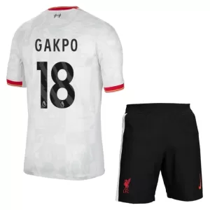 Liverpool Cody Gakpo 18 Ausweichtrikot 24/25 für Kinder Liverpool Cody Gakpo 18 Ausweichtrikot 24/25 für Kinder